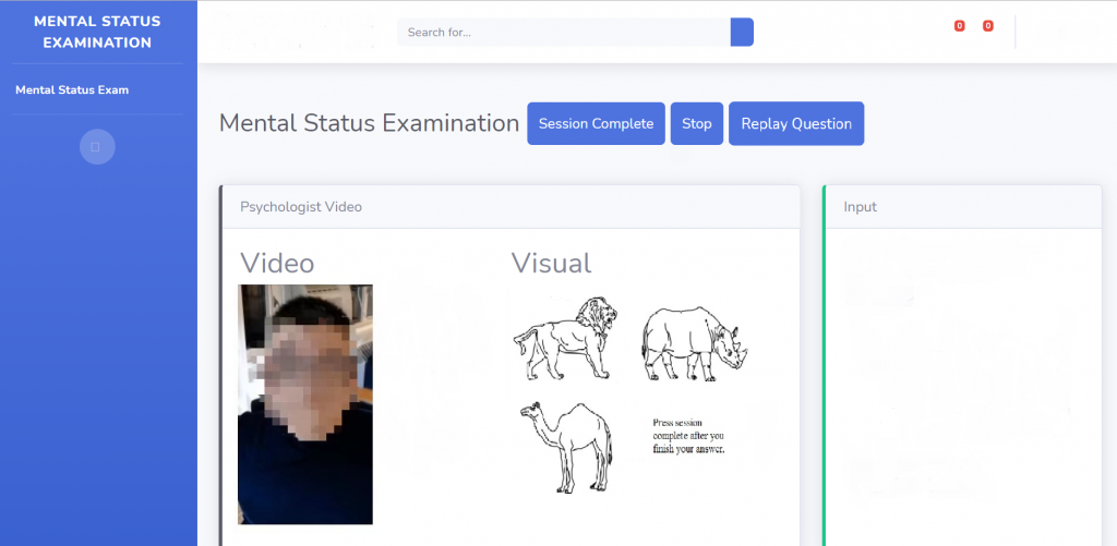 aiMSE: Toward an AI-Based Online Mental Status Examination